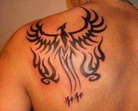 Phoenix tatuaj - 50 Imagine (tatuaj Phoenix pe spate) Phoenix Tattoo - Foto 50