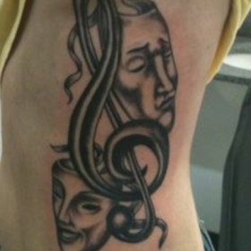 Măști de tatuaje (Shin Mask Man) măști tatuaj