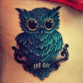 păsări de tatuaje (bufnita tatuaj Man) tatuaj păsări