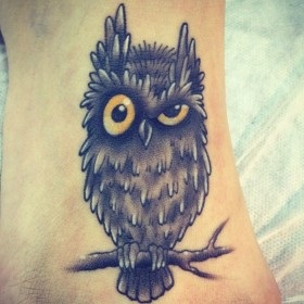 păsări de tatuaje (fete Owl Tattoo) tatuaj păsări
