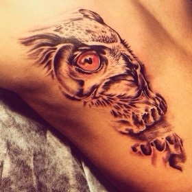 păsări de tatuaje (bufnita tatuaj Man) tatuaj păsări