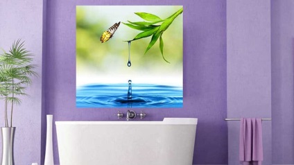 Stencil pentru pereti din baie (36 poze) cum să transforme o cameră cu ajutorul unor etichete (șabloane pentru pereți în stickerele de baie) Stencil pentru pereti din baie (36 poze) cum sa transforme spatiul cu autocolante