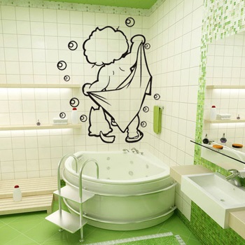 Stencil pentru pereti din baie (36 poze) cum se transforma o camera cu ajutorul etichetelor (această cotă șabloane caracteristică) Stencil pentru pereti din baie (36 poze) cum sa transforme spatiul cu autocolante