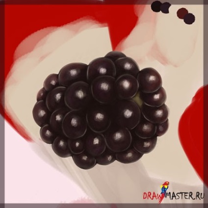 lectii de pictura - cum să atragă un BlackBerry (cea mai întunecată de culoare) lectii de pictura - cum să atragă un BlackBerry