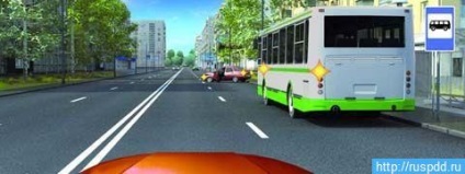 Dă drumul cu autobuzul pleacă de la stația de autobuz (autobuz începe să se miște) Dă drumul cu autobuzul pleacă de la o stație