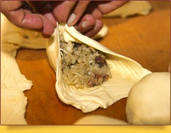 Uzbekistan somsa (foietaj) uzbecă Samsa