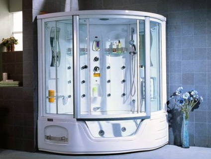 Alegerea unei cabine de duș, Producatori de paleti, usi, jacuzzi (funcții suplimentare de dus) Alegerea unei cabine de duș Producatori, paleti, usi, hidromasaj