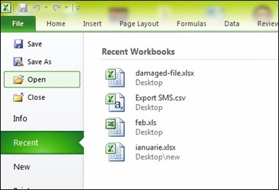 Recuperarea fișierelor deteriorate, cum ar fi Word, Excel și Power Point - setările de stealth (de birou de consiliere) Recuperarea fișierelor deteriorate, cum ar fi Word, Excel și Power Point - setările stealth