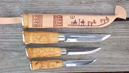 Un cuțit bine-cunoscut „Finn», design de tip nordic (proiectare) Un bine-cunoscut cuțit „Finn», design nordic