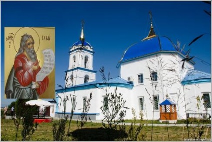 Templul lui Ilie Profetului (Tihon Shevkunov stânga) Templul lui Ilie, profetul