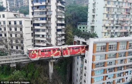Feroviare în Chongqing, care trec chiar prin casa (5 fotografii, video) (Chongqing) Feroviar din Chongqing, care trece chiar prin casa (5 fotografii, clipuri video)