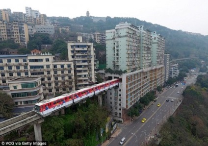 Feroviare în Chongqing, care trec chiar prin casa (5 fotografii, videoclipuri) (feroviare) Feroviar din Chongqing, care trece chiar prin casa (5 fotografii, clipuri video)