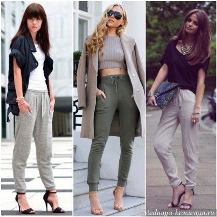 pantaloni Jogger femeie să poarte peste 60 de imagini fotografice din 2017 (pantaloni Jogger) pantaloni Jogger femeie să poarte peste 60 de imagini fotografice din 2017