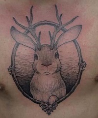 tatuaje înseamnă „cerb“ (cerb) Tattoo înseamnă „cerb“