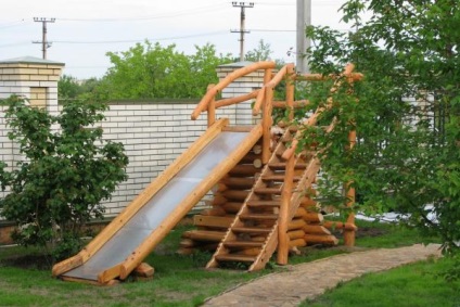 tobogan pentru copii - despre (casa loc de joaca Sandbox loc de joaca pentru curte) reparații tobogan pentru copii - despre reparații