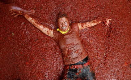 Festivalul - La Tomatina - Spania - știri în imagini (Tomatina) Festivalul - La Tomatina - Spania - știri în imagini