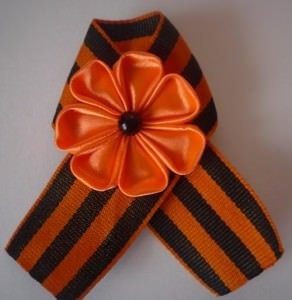 Sf. Gheorghe Ribbon kanzashi propriile mâini (foto)