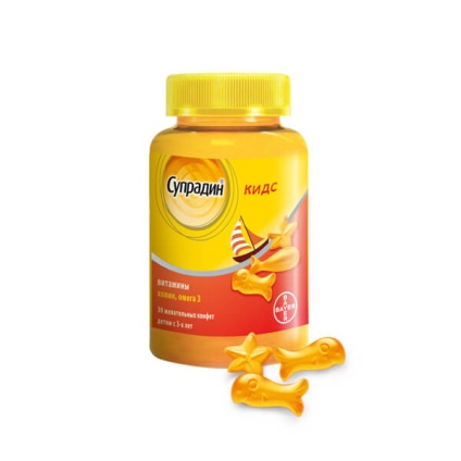 Instrucțiuni de utilizare a medicamentului Supradin Kids (medicament) Instrucțiuni de utilizare a medicamentului Supradin Copii