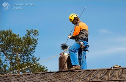 Reparare generală a coșului de fum în casă (fumul) Reparare generală a coșului de fum în casă