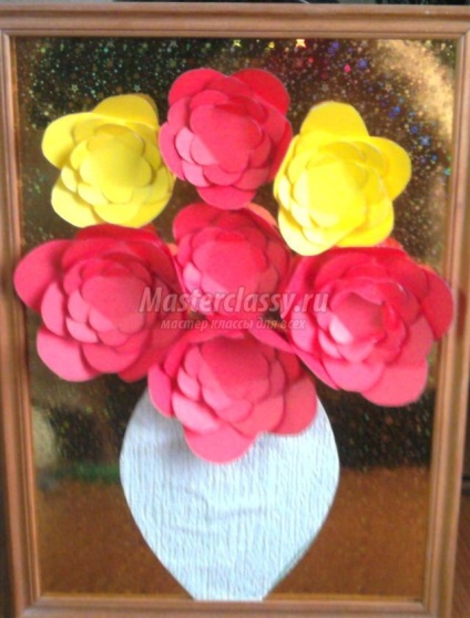 Pictura cu aplicatie (Imagine applique „vaza) Pictura cu applique