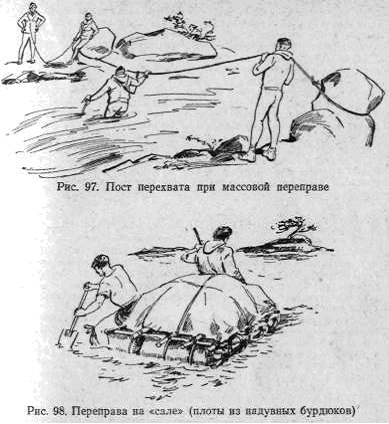 Pareprava prin râuri de munte (inferior alpinism apă Novgorod) Pareprava peste râu de munte