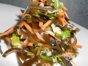salate simple rețete de varză Marine cu fotografii (salata de alge marine) salate simple rețete varză Marine cu fotografii