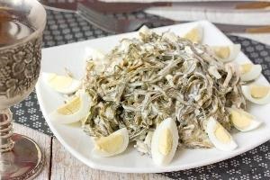 salate simple rețete de varză Marine cu fotografii (salata de alge marine) salate simple rețete varză Marine cu fotografii