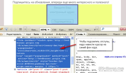 Lucrul cu stiluri (cadru dreapta) Lucrul cu stiluri