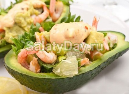 Salata cu creveți și ananas - retete delicioase cu fotografii și video (ananas salata de creveți) Salata cu creveți și ananas - retete delicioase cu fotografii și video