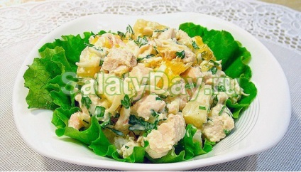 Salata cu creveți și ananas - retete delicioase cu fotografii și video (salata) Salata cu creveți și ananas - retete delicioase cu fotografii și video