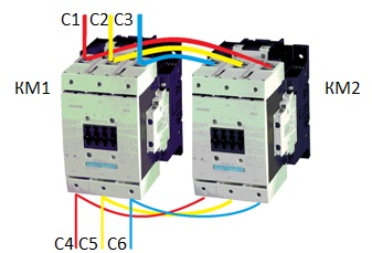 Schemă de conexiuni inversare starter magnetic, un electrician pentru începători