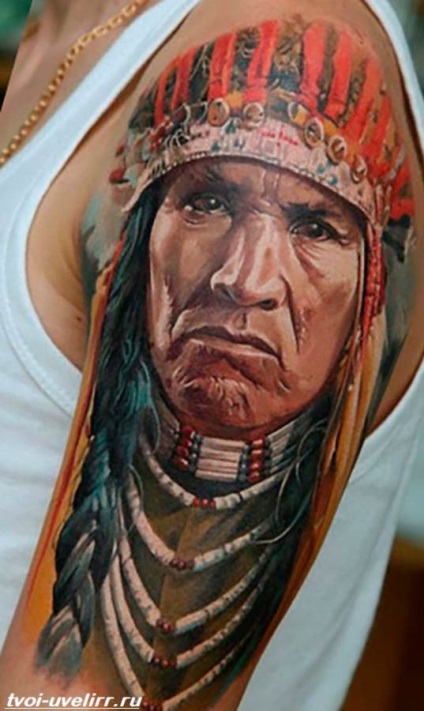 Tatuaj indian (tatuaj indian. Valoarea tatuaj indian. Tatuaj miniaturi foto și indian) tatuaj indian