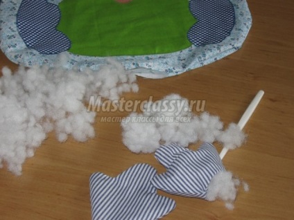 Textile perna „bufnita“ (transferam tesatura de model) Textile pad