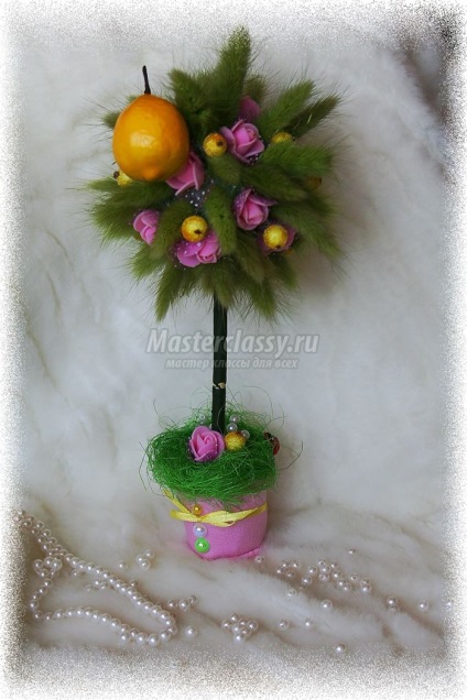 Topiary de lagurusa (microni topiara de lagurusa) Topiara de lagurusa