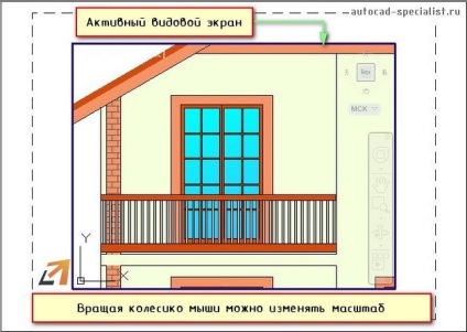 spațiu de hârtie Viewports Avtokad