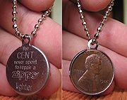 Zippo - acesta (timpul Războiului din Vietnam) Zippo - un