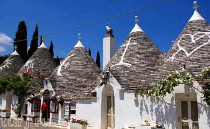 Italia, trulli Alberobello lui, sau ceea ce este o casă - și nici o casă!