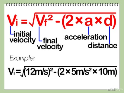 Cum de a găsi viteza inițială