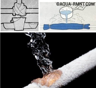 Cum să se încălzească apă înghețată - unele dintre modurile (dezghetarea conducta de apă înghețată) Cum să se încălzească apă înghețată - unele dintre modalitățile