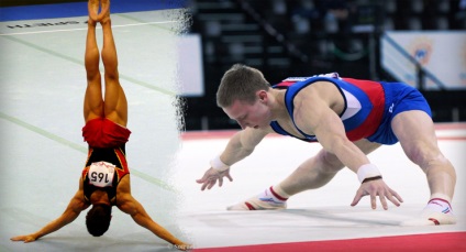 gimnastica de putere (puterea poziția suport a mâinilor) gimnastica de putere