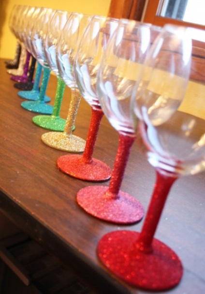 pahare de vin spumant pentru o nunta genial (nunta) Ochelari spumante nunta strălucitor