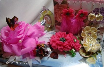 Jewellery clipuri kanzashi, benzi de cauciuc, cercei, povyazochki pentru fete mici