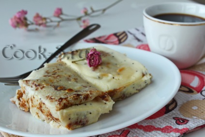 Clătite cu brânză de vaci la cuptor cu smantana - un pas cu pas reteta cu fotografii, deserturi (clatite) Clătite cu brânză de vaci la cuptor cu smantana - un pas cu pas reteta cu fotografii, deserturi