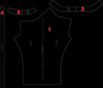 Pantaloni cu miros - est (fata cutoff superior) Pantaloni cu miros - est