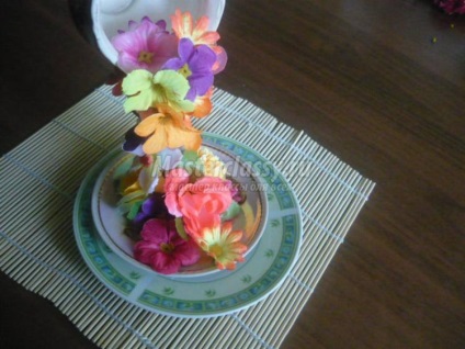 Decorativă aranjament floral (compoziție) Compoziția de flori decorative