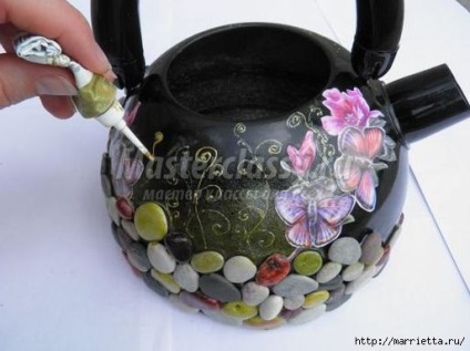 Decorați vechi Kettle (Decorate) Decorați un ceainic vechi