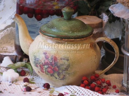 Decorați vechi Kettle (vechi) Decorați un ceainic vechi
