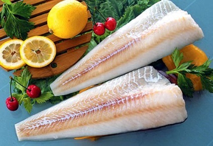 Fileuri de cod (pește turnat sare) cod file