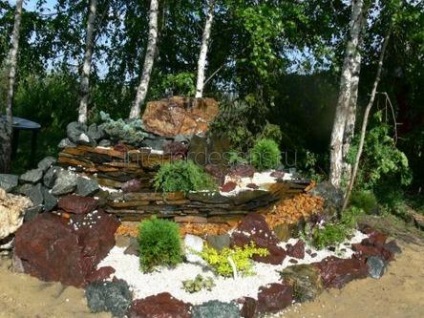 Fotografii de design peisagistic - soiurile Rockeries la cabana lor de vară (peisaj secțiune de design fotografie) Fotografii de design peisagistic - soiurile rockeries la cabana lor de vară