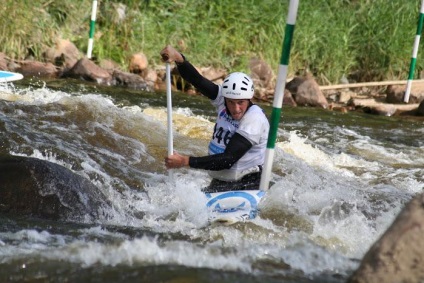 Slalom, orașul Moscova pregătire fizică și sport de asociere Moskomsporta (praguri turbulente râu artificial) Slalom, orașul Moscova pregătire fizică și sport asociere Moskomsporta